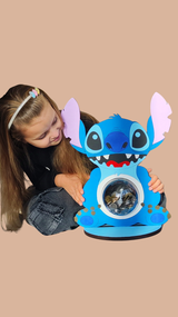 Stitch - дерев'яна скарбничка у формі Стіча - копілка для монет. Lilo and Stitch