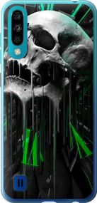 Чехол на ZTE Blade A7 2020 Череп-часы "4100u-2108-17620"