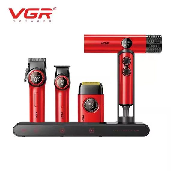 Великій професійний комплект VGR SteplerSS Pro 4 in 1 Black (46075-VGR STEPLERSS PRO 4 IN 1 BLACK_7174) | Зображення 5