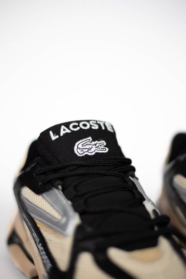 Чоловічі кросівки Lacoste L003 2K24 beige black | Зображення 7