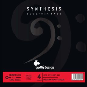 Струни для бас-гітари Gallistrings BSN50110 (.050-.110), Synthesis, MEDIUM HEAVY, Nickel