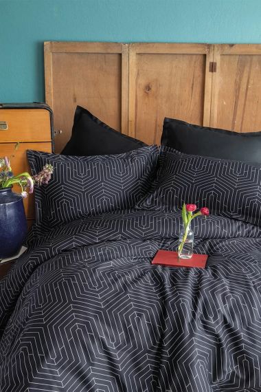 Комплект постельного белья Issimo Coton Satin 200х220 см Strada Black