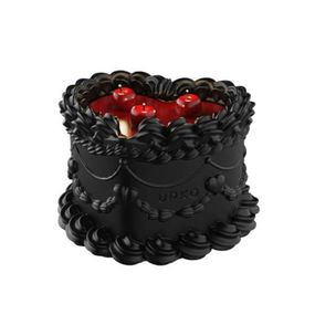 Свеча восковая UPKO Midnight Sweetie низкотемпературная, черная, 270 гр Sex Aura