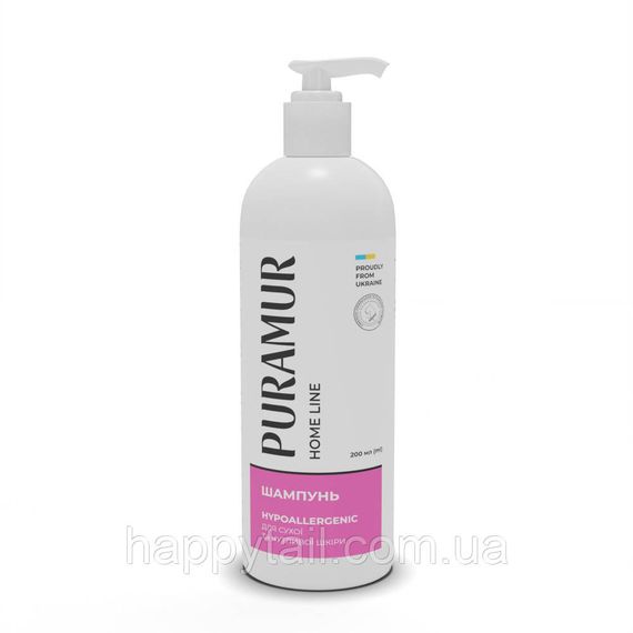 Шампунь PURAMUR Hypoallergenic для сухої та чутливої шкіри 200 мл