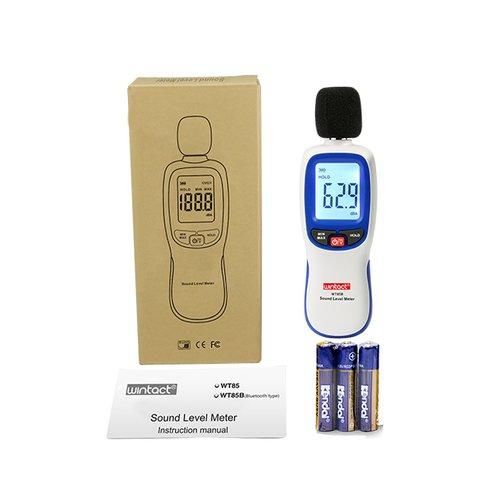 Измеритель шума (шумомер) Bluetooth 30-130 дБ WINTACT WT85B | Зображення 1