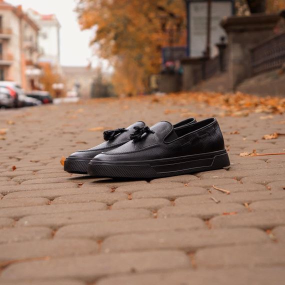 Стильные кожаные мужские лоферы Ed-Ge размер 41 | Зображення 4