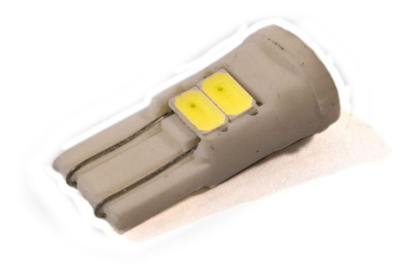 Світлодіодна лампа AllLight T10 6 діодів 5630 W2,1x9,5d 12V кераміка | Зображення 1