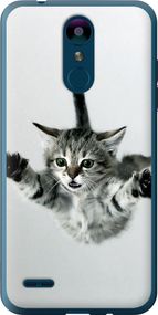 Чехол на LG K8 2018 Летящий котёнок "2322u-1384-17620"
