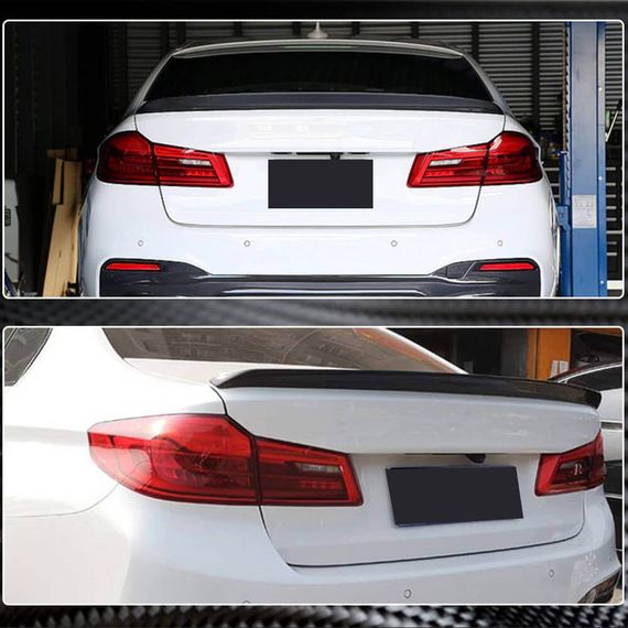 Спойлер V1 (для G30/F90, Карбон) для BMW 5 серия G30/31 2017-2023 гг | Зображення 1