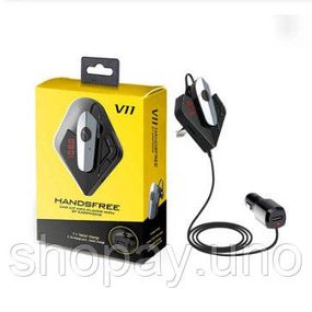 Трансмиттер FM V11 BT с Bluetooth гарнитурой модулятор, блютуз фм передатчик для автомагнитолы
