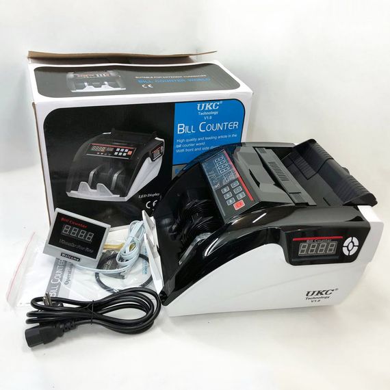 Лічильник купюр з високою швидкістю роботи Bill Counter UV MG 5800, Лічильник грошей для офісу HL-73 | Зображення 1