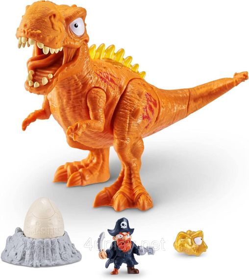 Іграшка Zuru Smashers Dino Island Mega Egg T-Rex Мега Яйце-сюрприз Тиранозавр, 25 сюрпризів | Зображення 4