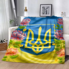 Плед 3D патріотичний Національна гордість №2 2659_C 12594 80х100 см