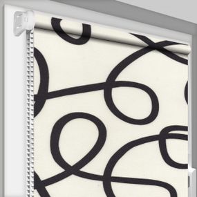 Рулонная штора Rolets Геометрия 1-5215-300 30x170 см открытого типа Пудровая