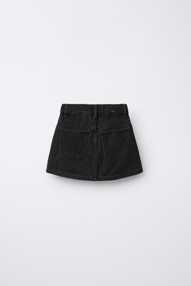 Підліткова джинсова спідниця для дівчинки Zara 164 см Чорна (26021709F) | Зображення 1
