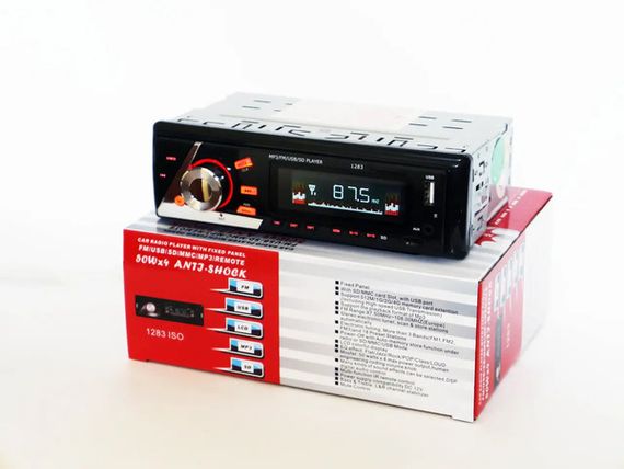 Автомагнитола с FM тюнером в режиме стерео XPRO 1283 ISO USB SD/TF AUX FM радио 4 x 50W черный (lp-90994_446) | Зображення 6