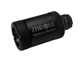 Пламегаситель ZBROIA для AK кал. 7,62 Резьба M14x1L Пламегаситель 7.62 Пламегаситель АК Пламегаситель ак 74