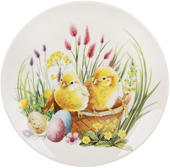 Набір 6 тарілок порцелянових "Easter Melody" Ø19см (Курчата)