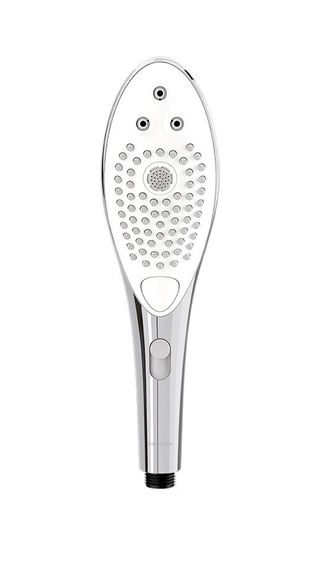Насадка-стимулятор для душу 2в1 Womanizer Wave Chrome, масажер для інтимних зон | Зображення 1