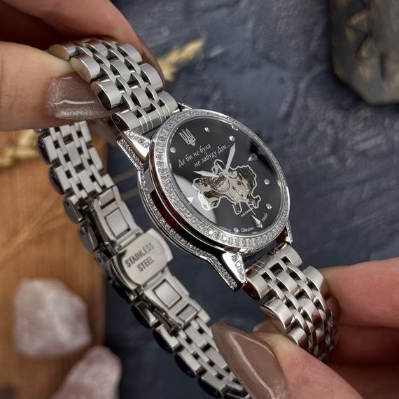 Годинник наручний Awarder 049 Silver-Black | Зображення 3