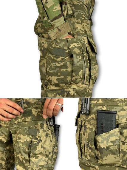 Тактичні штани Raptor «FLEX» з наколінниками та еластичними вставками Піксель 48/4 | Зображення 8