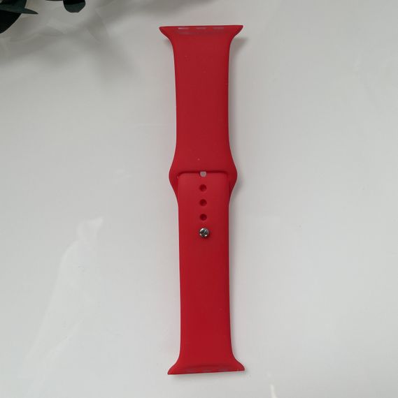 Силіконовий ремінець для розумного годинника Smart Watch 42/44 (Червоний) | Зображення 5