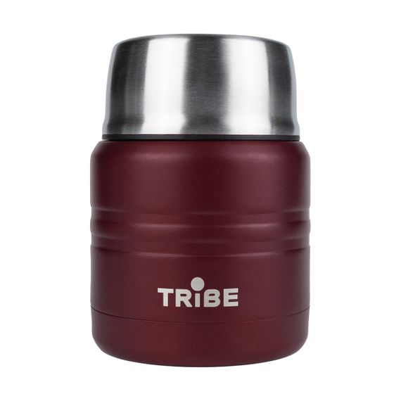 Термос харчовий Tribe Food Jar 0,35 л червоний, термос трайб для їжі, термос для супу