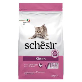 Schesir Kitten сухий корм з куркою для кошенят, 1.5 кг
