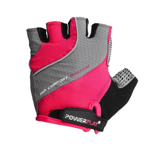 Велорукавички PowerPlay 5023 Рожеві XS | Зображення 1