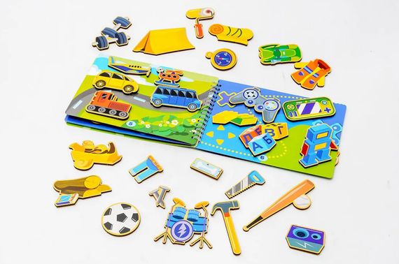 Розвиваючий альбом для хлопчиків Puz-22920 PuzzleOk | Зображення 1