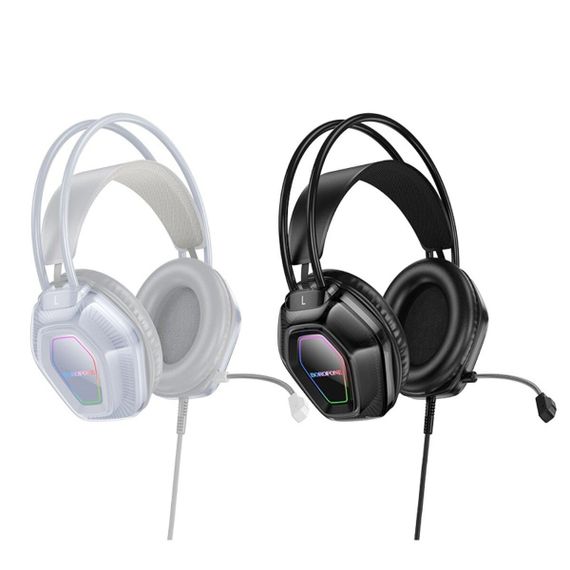 Навушники BOROFONE BO110 Fight gaming headphones Black | Зображення 4