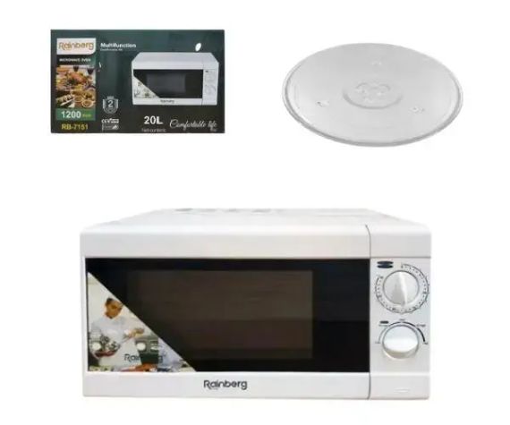 Мікрохвильова піч Rainberg RB-7151 20 л 1200 Вт Мікрохвильова піч | Зображення 2