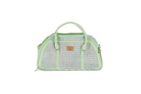 Сумка-переноска для собак і котів Misoko&Co, 51.5 см х 27 см х 25.5 см, зелений