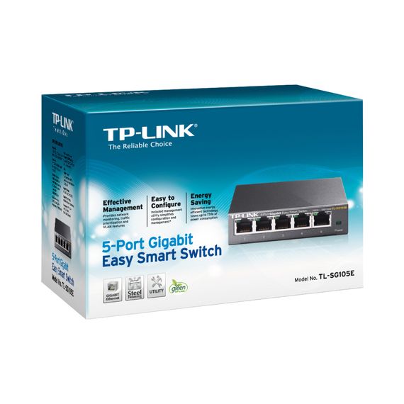 Комутатор мережевий TP-Link TL-SG105E | Зображення 3
