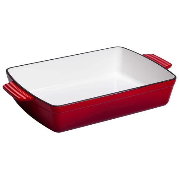 Форма для запікання чавунна 3 л червоний Yiwu HP-FLG-16 RED | Зображення 2