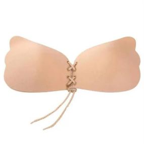 Невидимый бюстгальтер на клейкой основе Fly Bra Бежевый чашка D