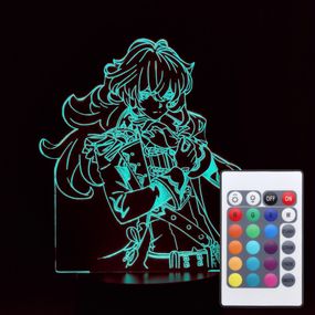Акриловый светильник-ночник с пультом 16 цветов Дилюк (DILUC) tty-n000367