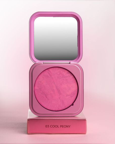 Румяна ZOLA Velvet Blush Glow - 03 Cool Peony (8.5 g) | Зображення 3