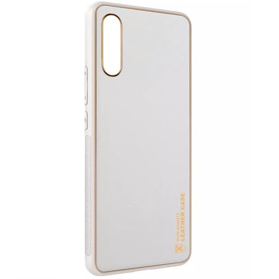 Шкіряний чохол Xshield для Samsung Galaxy A50 (A505F) / A50s / A30s Білий / White