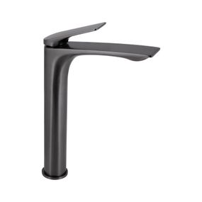 Смеситель для раковины Qtap Vlasta New высокий QTVLA269GMB45653 Gunmetal Black PVD
