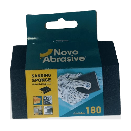 Губка шліфувальна комбінована 100*68*42*26мм P180 NovoAbrasive | Зображення 1