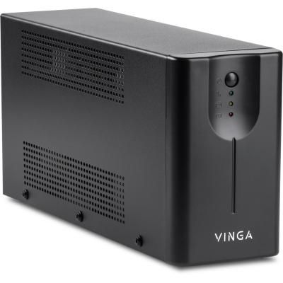 Пристрій безперебійного живлення Vinga LED 800VA metal case (VPE-800M) | Зображення 1
