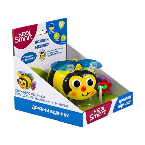 Дитяча розвивальна іграшка "Наздожени Бджілку" Kiddi Smart 557822-43 зі світлом і звуком | Зображення 1