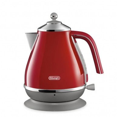 Электрочайник DeLonghi KBOС-2001-R 1,7 л красный | Зображення 1
