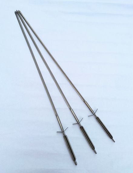 Шампур нержавійка  — тригранний, трикутний | Зображення 2