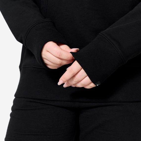 Худі жіноче для фітнесу чорне - 2XL | Зображення 5