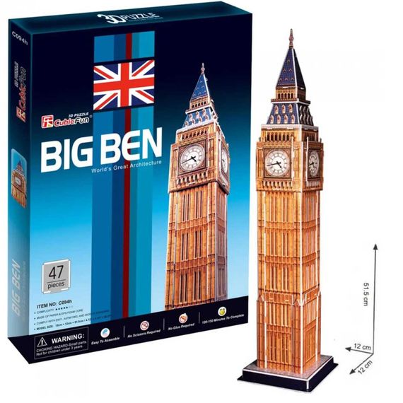 Пазл Cubic Fun 3D Біг-Бен (C094h) | Зображення 2