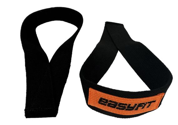 Лямки атлетичні EasyFit Delta для тягової тяги чорні (EF-0040) | Зображення 3