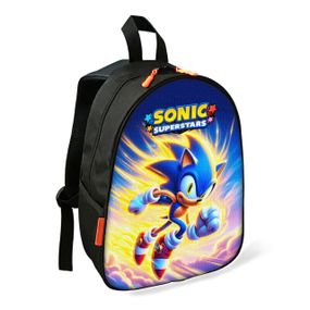 Рюкзак детский Супер Соник школьный/городской 34х27х13 см для мальчика (02585)