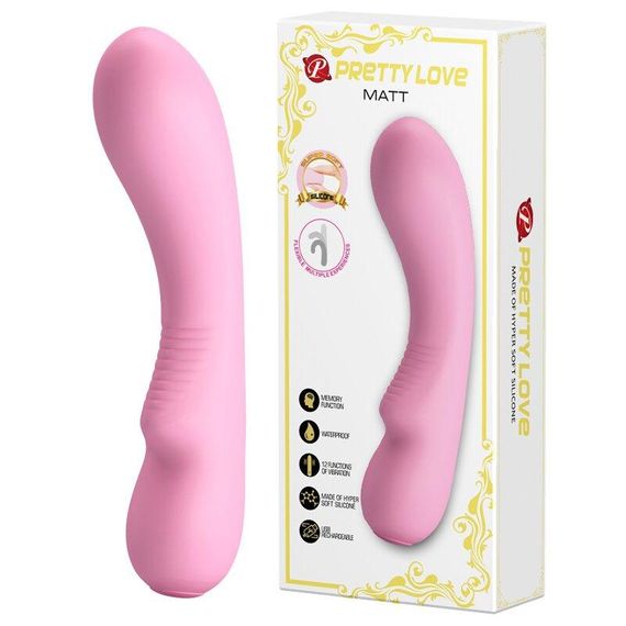Перезаряджаючий вібратор PRETTY LOVE - Matt, BI-014667 Sex Aura